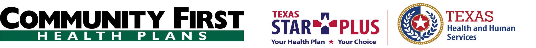 Community First Health Plans and Texas STARPLUS Logo