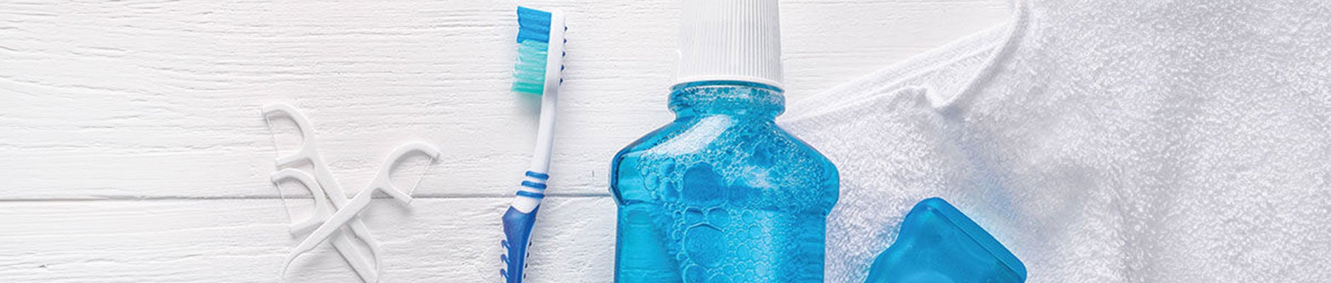 Fluoride in mouthwash and toothpaste